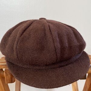 90’s Vintage Brown Wool Hat